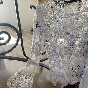 Zara crochet top Sm-Med